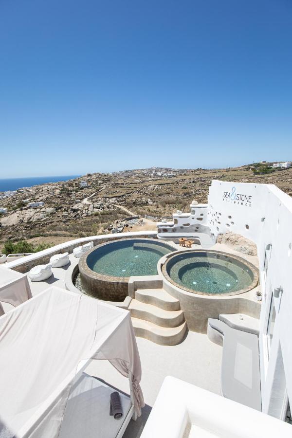Sea & Stone Residence Mykonos Platísz Jalósz Kültér fotó